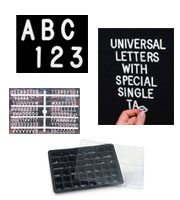 Changeable Letter Sets | Helvetica Plastic Letters | Roman Letter Board Letters | Gothic Letters Set | White Plastic Letters