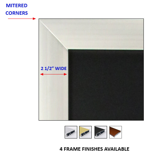 A-FRAME 20 x 28 POSTER STAND HAS 2 1/2" WIDE SIGN FRAME with MITERED CORNERS