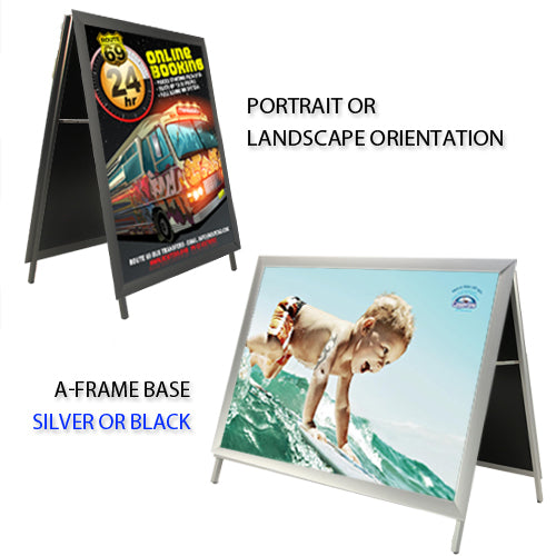 BOLD SNAP FRAME 36" x 48" A-FRAME CAN BE PORTRAIT or LANDSCAPE ORIENTATION