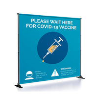 SUPER SIZED Large Banner Stands (Adjustable Width 24" to 42")
